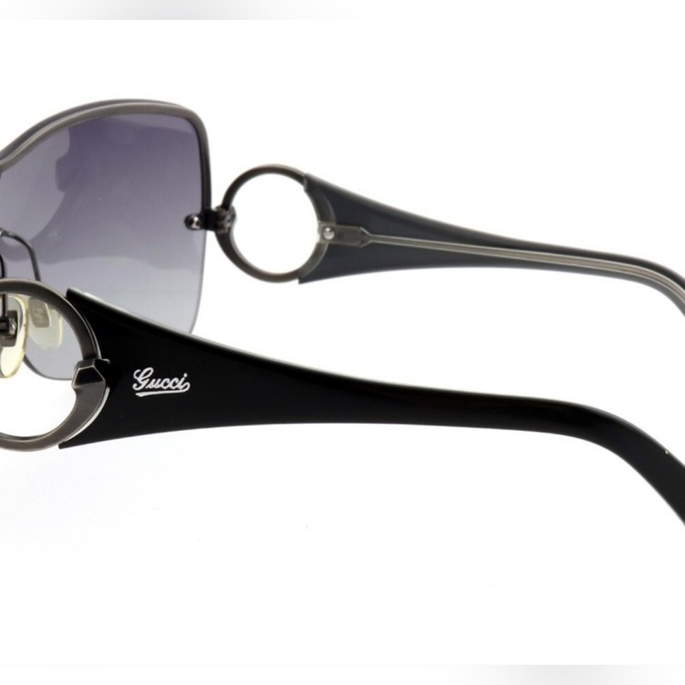 Gucci Black Gradient Lens Women's Sunglasses